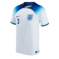 Koszulka piłkarska Anglia Luke Shaw #3 Strój Domowy MŚ 2022 tanio Krótki Rękaw